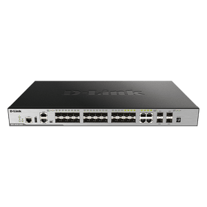 DGS 3630 28SC/SI Switch L3 Stackable Gigabit 20SFP  4 4 portas 10G
